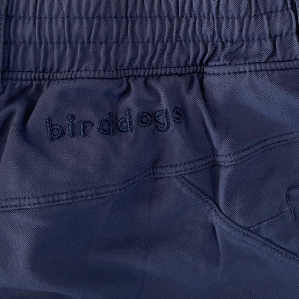 Birddogs Men's Navy Blue Performance Shorts with Lime Waistband - Picture 4 of 4